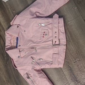 GIRLS LEATHER JACKET